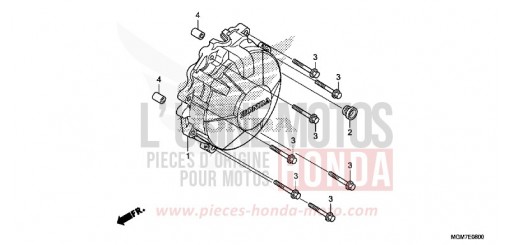 COUVERCLE DE GENERATRICE CB600FAD de 2013